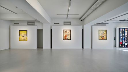 Exhibition View: Christian Ludwig Attersee, Attersee, Galerie Gmurzynska, Zurich (14 March–31 May 2024). Courtesy Galerie Gmurzynska, Zurich/New York.