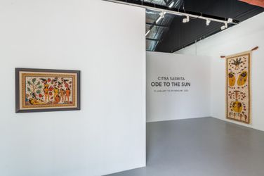 Exhibition view: Citra Sasmita, Ode to the Sun, Yeo Workshop, Singapore (10 January –29 February 2020). Courtesy Yeo Workshop.