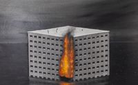 Enjoy death Mr.Building by Shiori Eda contemporary artwork works on paper