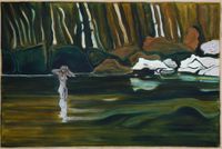 the everywhen by Billy Childish contemporary artwork painting, works on paper, drawing