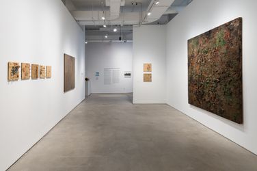 Exhibition view: Carlito Carvalhosa, matter as image. works from 1987 to 2021, Galeria Nara Roesler, New York (4 May–11 June 2022). Courtesy Galeria Nara Roesler. 