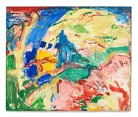 Landscape by Hans Hofmann contemporary artwork painting, works on paper