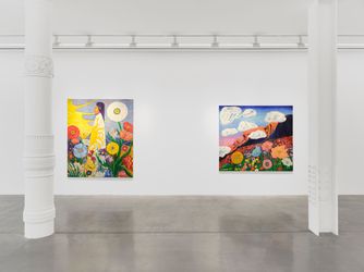 Exhibition view: Daniel Ginson, Big Sky, Almine Rech, Tribecca, New York (19 January–2 March 2024). Courtesy Almine Rech. Photo: Thomas Barratt.