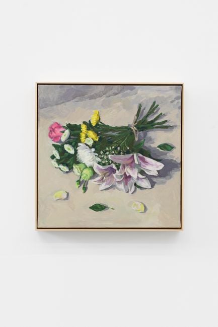A Bouquet of Fresh Flowers by Ge Yulu contemporary artwork