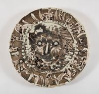 Visage de faune tourmenté by Pablo Picasso contemporary artwork ceramics