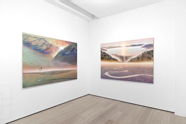 Exhibition view: Gordon Cheung, Arrow to Heaven, Almine Rech, Avenue Matignon, Paris (28 June–30 July 2022). Courtesy Almine Rech. Photo: Ana Drittanti.