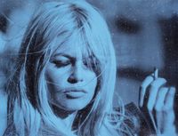Bardot Thunder by Russell Young contemporary artwork painting, works on paper, drawing