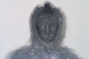 Self-portrait in snow storm by Not Vital contemporary artwork 2
