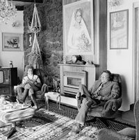 Chairman of the Boksburg Town Council Management Committee, Councilor Chris Smith and Mrs. Smith at home (2_29394) by David Goldblatt contemporary artwork photography
