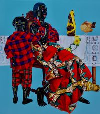 Thérapeutique Luba (Luba Healing) by Eddy Kamuanga Ilunga contemporary artwork painting