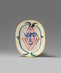 Tête de faune by Pablo Picasso contemporary artwork ceramics