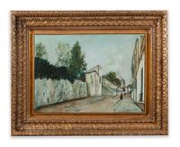 Rue des Saules by Maurice Utrillo contemporary artwork painting