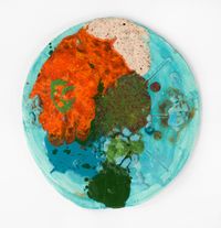 Hard Moon by Polly Apfelbaum contemporary artwork ceramics