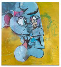 Human Illusion by George Condo contemporary artwork painting, drawing