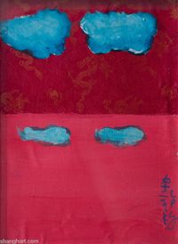 Two Clouds by Chris Gill contemporary artwork painting
