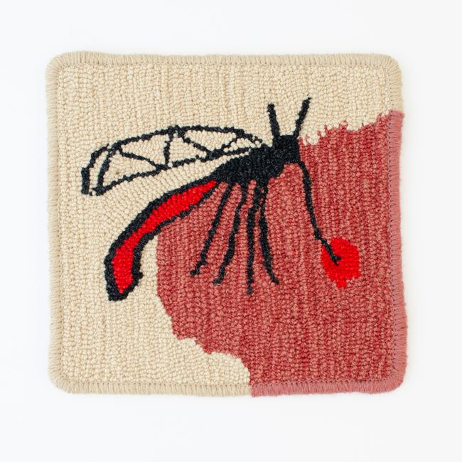 Mosquito rug by Claudia Kogachi contemporary artwork