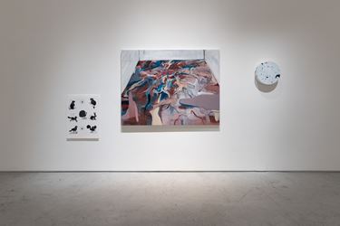 Exhibition view: Ying Hung, Mind and Matter: Derivation 神思與物遊, Tina Keng Gallery, Taipei (13 April–26 May 2019). Courtesy the artist and Tina Keng Gallery.