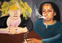 Marlene and mum by Sohrab Hura contemporary artwork works on paper, drawing