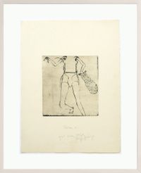 Suite Zirkulationszeit - Taucherin by Joseph Beuys contemporary artwork painting, print