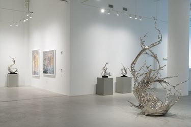 Exhibition view: Group Exhibition, Meaning & Materiality: Art of and inspired by Asia and the Subcontinent, Sundaram Tagore Gallery, New York (29 April–10 June 2023). Courtesy Sundaram Tagore Gallery.