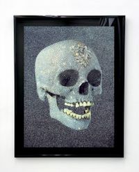 For the love of god, laugh by Damien Hirst contemporary artwork painting