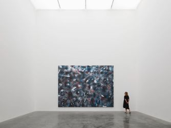 Exhibition view: Julie Mehretu, They departed for their own country another way (a 9x9x9 hauntology), White Cube, London (15 September–5 November 2023). Courtesy the artist and White Cube.