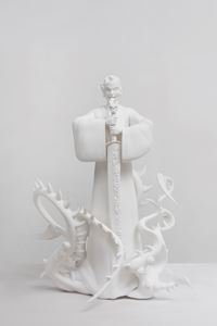 Against the blade of honour - Guru by Chen Tianzhuo contemporary artwork sculpture