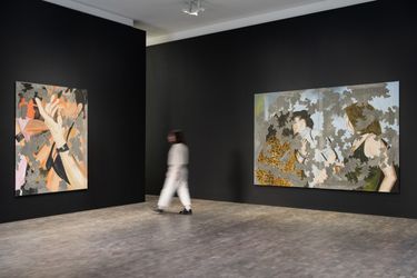 Exhibition view: Latifa Echakhch, Night Time, Pace Gallery, London (25 March–4 May 2022). Courtesy Pace Gallery. Photo: Damian Griffiths 