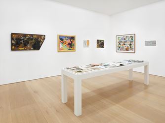 Exhibition view: Group Exhibition, Asger Jorn, Per Kirkeby, Tal R, Victoria Miro, Mayfair, London (23 January–23 March 2019). © Tal R, Per Kirkeby and Donation Jorn, Silkeborg/billedkunst.dk/DACS 2019. Courtesy the artists and Victoria Miro, London/Venice.