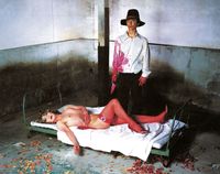 An Inner Dialogue with Frida Kahlo (Dialogue With Myself 2) by Yasumasa Morimura contemporary artwork photography