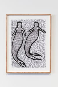 2 Mermaids by Kieren Karritpul contemporary artwork painting