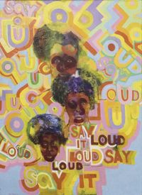 Say It Loud by Gerald Williams contemporary artwork painting