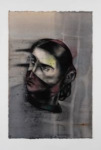 Masking/Dusk by Anju Dodiya contemporary artwork painting, works on paper, drawing