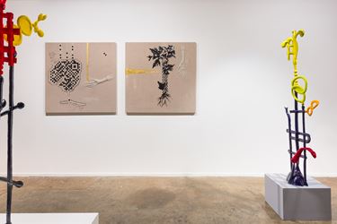 installation view, Viewing Room, Caroline Rothwell: Arrangements, Roslyn Oxley9 Gallery, Sydney. photo: Luis Power
