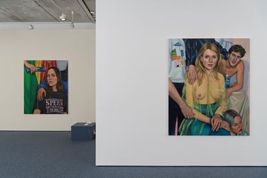 Exhibition view: Chloe Wise, Not That We Don’t, Almine Rech, London (10 April–18 May 2019). Courtesy the Artist and Almine Rech. Photo: Melissa Castro-Duarte.