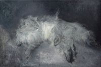 Cat by Mao Yan contemporary artwork painting
