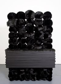 Black Gardens (detail) by Kathy Temin contemporary artwork sculpture