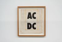 AC/DC by Billy Apple contemporary artwork works on paper