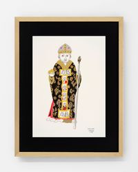 Pope Fashion #3 by Huang Hai-Hsin contemporary artwork drawing