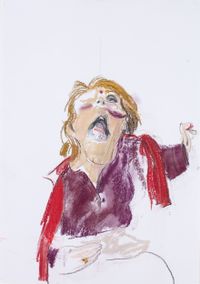 Self-Portrait III by Paula Rego contemporary artwork works on paper, drawing