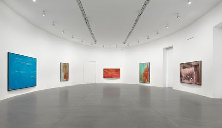 Exhibition view: Helen Frankenthaler, Sea Change: A Decade of Paintings, 1974–1983, Gagosian, Rome (13 March–19 July 2019). © 2019 Helen Frankenthaler Foundation, Inc./Artists Rights Society (ARS), New York. Courtesy Gagosian. Photo: Matteo D’Eletto, M3 Studio. 