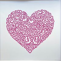 Pop Heart - Jellyfish Passion by Mr Doodle contemporary artwork print