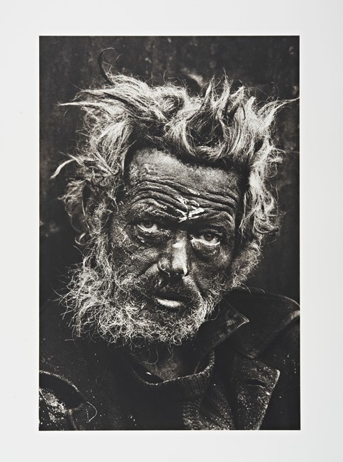 Homeless man, east London by Don McCullin contemporary artwork