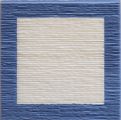 Two black and white squares on blue. Diptych by Fernando Daza contemporary artwork 3