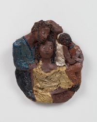 Concerned Family by Reverend Joyce McDonald contemporary artwork sculpture