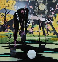 Grafted Landscape (rootstock, Southern Tasmania) by Neil Haddon contemporary artwork painting