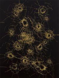 Gold Constellation No.4 by Zhao Zhao contemporary artwork textile