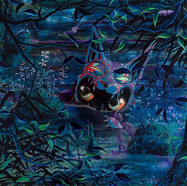 Hunt for the Singing Orchid by HIMBAD contemporary artwork