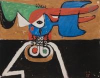 Taureau II by Le Corbusier contemporary artwork painting