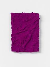 Untitled (Fluorescent violet) by Jason Martin contemporary artwork sculpture, mixed media
